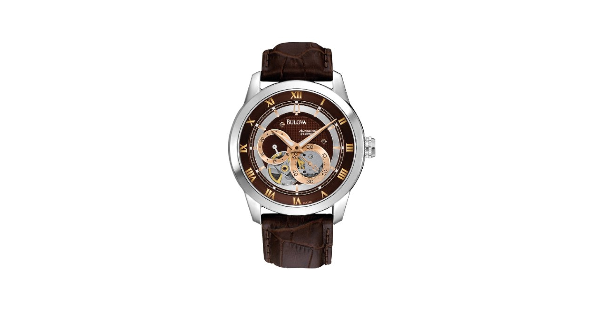ブローバ　腕時計　BVAシリーズ　96A120　オートマチック Amazon.com: Bulova Men's Stainless Steel Automatic Rose Two